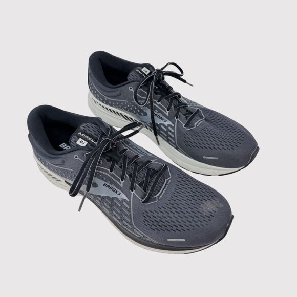 Brooks Adrenaline GTS 21 Mens Shoes Gray Athletic Sneaker 1103491B093 US 13 B - Picture 1 of 10